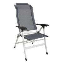 Fauteuil aluminium Confort Maxi Gris navy